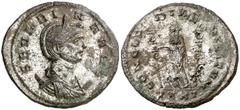Monedas romanas / Roman coins (275 d.C.). Severina. Antoniniano. (Spink 11705 var) (Co. 7) (RIC. 8). 3,95 g. Plateado original íntegro. EBC-.