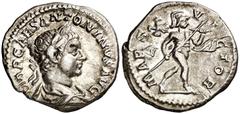 Monedas romanas / Roman coins (218-219 d.C.). Eliogábalo. Denario. (Spink 7526 var) (S. 109) (RIC. 121). 2,96 g. MBC.