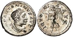 Monedas romanas / Roman coins (219 d.C.). Eliogábalo. Denario. (Spink 7555) (S. 304) (RIC. 162). 3,60 g. EBC-.