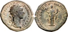 Monedas romanas / Roman coins (180 d.C.). Cómodo. Dupondio. (Spink 5839) (Co. 304) (RIC. 302). 10,53 g. MBC.