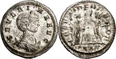 Monedas romanas / Roman coins (274-275 d.C.). Severina. Antoniniano. (Spink 11707) (Co. 12) (RIC. 9). Conserva parte del plateado original. 4 g. EBC-.