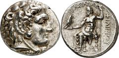 Monedas griegas / Greek coins Imperio Macedonio. Filipo III, Arridaeo (323-317 a.C.). Side. Tetradracma. (S. 6749 var) (CNG. III, 973c). 17,19 g. EBC-.