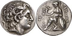 Monedas griegas / Greek coins Lisímaco (323-281 a.C.). Magnesia ad Maeandrum. Tetradracma. (S. 6815 var) (CNG. III, 1750e). 16,85 g. EBC-.