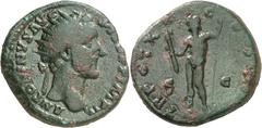 Monedas romanas / Roman coins (156-157 d.C.). Antonino pío. Dupondio. (Spink 4289) (Co. 1002) (RIC. 968). 13,78 g. MBC-.