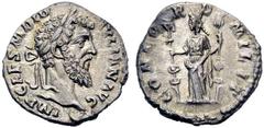 Roman Imperial Coins Didius Julianus (193) AR-Denarius, 2.66g. Rome, March-June 193 Obv.: IMP CAES M DID IVLIAN AVG Laureate head r. Rev.: CONCORD MILIT Concordia l. RIC 1; Coh. 2. R About FDC