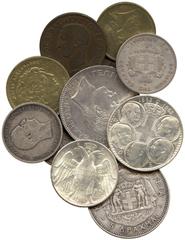 World Coins. Greece/Crete. Otho, 5-Drachmas, 1833A, 1-Drachma, 1833A, ½-Drachma 1833, ¼-Drachma, 1834A; together with later issues (approx 45), including 5-Drachmas, 1876A, and Crete , 5-, 2- and 1-Dr