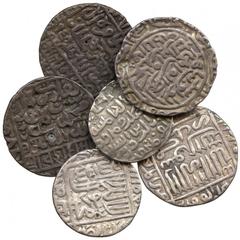 World Coins. India. Sultanates, Silver Rupees (12), all identified with collector’s tickets, other silver Rupees (10); Turkey, Silver Zolota, AH1181, 1767 AD (KM 316), good very fine , and a Sasanian 