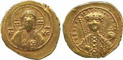 Ancient Coins. Late Roman and Byzantine. Mint of Constantinople, unless otherwise stated. Theodora (AD 1055-1056), Gold Tetarteron, nimbate bust of Christ facing, raising right hand in benediction and