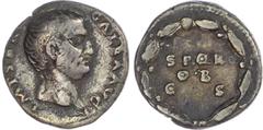 Ancient Rome Galba (AD 68-69) AR Denarius, Rome, 3.40g. IMP SER GALBA AVG, bare head of Galba facing right. Rev. SPQR / OB / SC, within an oak wreath. (RIC 167; RSC 287). Very Fine.