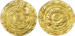 Fatimid, al?'Aziz (AH 365?386 / 975?996 AD), gold Dinar, AH 368 / 978/9 AD, Misr, 4.04g (N. 702). Very Fine, slight wave to the flan.