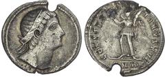 Ancient Rome Constantine I (AD 307-337) AR Siliqua, Heraclea, AD 327, 3.02g. Constantine I (AD 307-337) AR Siliqua, Heraclea, AD 327, 3.02g. Diademed head of Constantine I right, looking upwards. Rev.