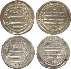 ISLAMIC COINS. Abbasid. temp. al-Mahdi , Silver Dirham, al-Muhammadiya 168h, 2.83g; temp. al-Rashid , Silver Dirham, al-Muhammadiya 170h, 2.84g. Both about very fine. (2) £80-100