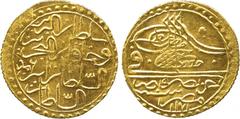 ISLAMIC COINS. Ottoman. Mustafa III, Gold Zeri Mahbub, Misr 1171/6h (KM 105.1). Extremely fine. £200-250