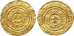 † ISLAMIC COINS. FATIMID. al-Amir, Gold Dinar, Asqalan 509h, 4.10g (Nicol 2506, 3 refs). About extremely fine and rare. al-Amir succeeded al-Must‘ali in 495h and struck most of his coinage in Egypt. T