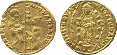 WORLD COINS. VENETIAN DUCATS AND ZECCHINI AND THEIR IMITATIONS. Agostino Barbarigo (1486-1501), Gold Ducat, 3.44g (Paol 1; F 1241). About very fine and rare. £400-450