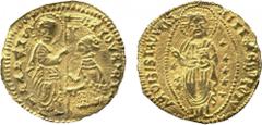 WORLD COINS. VENETIAN DUCATS AND ZECCHINI AND THEIR IMITATIONS. Chios under La Maona (1347-1566). Gold Ducat, before 1415, in the name of Antonio Venier, legends reading ANTOVENEPI outwardly downwards