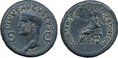 ANCIENT COINS. Roman Coins. Mint of Rome, unless otherwise stated. Divus Augustus (died AD 14), AE Dupondius, struck under Caligula, AD 37-41, d IVVS AVGVSTVS, S-C , radiate head of Augustus left, rev