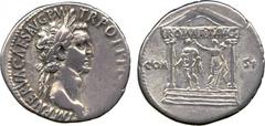 ANCIENT COINS. Roman Coins. Mint of Rome, unless otherwise stated. Nerva (AD 96-98), Silver Cistophorus, Ephesus or Pergamum, AD 97, IMP NERVA CAES AVG P M TR POT P P [COS III] , laureate head right, 