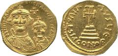 ANCIENT COINS. A Collection of Byzantine Gold Coins . Mint of Constantinople, unless otherwise stated. Heraclius and Heraclius Constantine (AD 613-641), Gold Solidus, d d N N hERACIIUS Et HERA CONSt P