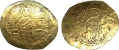 ANCIENT COINS. Byzantine. Mint of Constantinople unless otherwise stated. Constantine X Ducas (AD 1059-1067), Gold Histamenon, Christ enthroned facing, raising right hand in benediction, rev Emperor s