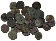 ANCIENT COINS. Miscellaneous Later Roman Coins (approx 35), comprising Antoniniani of the Tetrarchy, and AE Folles, including issues of Diocletian, Maximian, Helena, Magnentius and Constans. Mostly fi