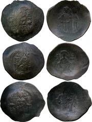 ANCIENT COINS. Byzantine. Theodore Comnenus-Ducas (AD 1227-1230), Silver Trachy, Thessalonika, HA/ Γ H/OC (left) PH/TH/C Δ /* (right), standing Virgin Orans, rev Θ EO Δ (remainder obscure), Theodore a