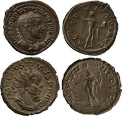 ANCIENT COINS. Roman,. A Collection Of The Coins Illustrated In Silver Heads, Royal Tales. Gordian III (AD 238-244), Silver Denarius, AD 241, IMP GORDIANVS PIVS FEL AVG , laureate, draped and cuirasse