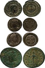 ANCIENT COINS. Roman,. A Collection Of The Coins Illustrated In Silver Heads, Royal Tales. Constantine II (AD 337-340), AE Follis, mint of London, AD 323-324, CONSTANTINVS IVN NOB C, laureate head rig