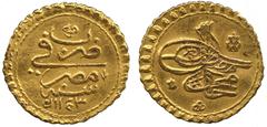 ISLAMIC COINS. Ottoman. Mahmud I, Gold ½-Funduq, Misr 1143h, m-m, nun, 1.71g (Pere 560). Good very fine. £250-300