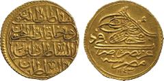 ISLAMIC COINS. Ottoman. Mahmud I, Gold Zar-i Mahbub, Misr 1143h, obv dal, rev ra, 2.62g (Pere 561). Extremely fine. £250-300