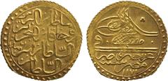 ISLAMIC COINS. Ottoman. Mustafa III, Gold Zar-i Mahbub, Misr 1171, 6 mim-dal, 2.60g (Pere 622). About extremely fine. £250-300