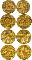 ISLAMIC COINS. Ottoman. Suleyman I, Gold Sultanis (4), Qustantiniya 926h (Pere 176ff). Generally fine. (4) £400-500