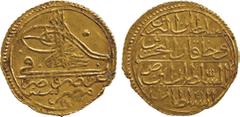 ISLAMIC COINS. Ottoman. Mahmud I, Gold Zar-i Mahbub, Misr 1143h, sad, 2.59g (Pere 562). Extremely fine. £250-300