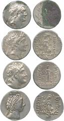 ANCIENT COINS. Kingdom of Cappadocia, Ariarathes VII, Philometor (116-101 BC), Silver Drachm, Year 11, diademed head right , rev Athena standing left, holding Nike, spear and shield (Simonetta 11); Ar