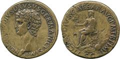 ANCIENT COINS, ROMAN, Mint of Rome unless otherwise stated, Nero Claudius Drusus (father of Claudius, died 9 BC), Æ Sestertius, struck under Claudius, AD 41-42 , NERO CLAVDIVS DRVSVS GERMANICVS IMP , 