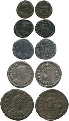 ANCIENT COINS, ROMAN, Mint of Rome unless otherwise stated, Grat ian (AD 367-383), Silver Siliqua, minted at Treveri, pearl-diademed, draped and cuirassed bust facing right , rev VRBS ROMA , Roma seat