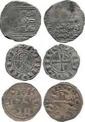 A COLLECTION OF BRITISH COINS, ANGLO-GALLIC, Richard I (1189-1199), Silver Denier, Poitou mint, rev broken annulet in third quarter, 0.77g (Elias 8b) ; Crusaders, Bohemond IV, Silver Denier, 0.85g; Sa