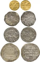 WORLD COINS, ISLAMIC, Miscellaneous Coins of the Islamic and Medieval World (12), Abbasid, al-Muqtadir (295-320h / 908-932 AD), Gold Dinar, mint unclear 299h (A 245.1; Bern 237) ; with a cut-down Fati