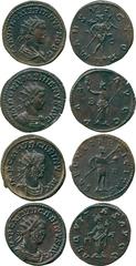 THE ALFRED FRANKLIN COLLECTION OF ANCIENT COINS, ROMAN SILVER AND BRONZE COINS , Carinus (AD 282-285), Antoniniani (2), rev Aequitas, rev emperor; Numerian (AD 282-284), Antoniniani (2), rev Mars, rev
