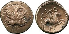 ANCIENT COINS, ANCIENT BRITISH, Celtic Gold, Re gini and Atrebates, Verica (c. AD 10-40), Gold Stater, 5.30g, vine-leaf, pellet(?) above, dividing (V)I-R , rev horseman right holding shield and spear,
