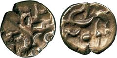 ANCIENT COINS, ANCIENT BRITISH, Celtic Gold, Corieltauvi (N E Coast), Gold Stater, Sunflower type, 5.51g, late 1st Century BC, devolved Apollo head wreath pattern, rev disjointed horse left, sunflower