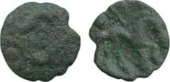 ANCIENT COINS, ANCIENT BRITISH, Celtic Silver and Base Metal, Eastern, Bronze Unit, 1.22g, 1st Century BC, serpent(?), rev horse right (ABC 2318; VA -; S -); Trinovantes, Dubnovellaunos (c.5 BC - AD 1