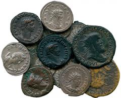 ANCIENT COINS, ROMAN COINS, Gallienus (AD 253-268), Antoninianus; Alexandrian Tetradrachms (3); Salonina (wife of Gallienus), Antoniniani (2); Valerian II (Caesar, AD 253-255), Antoniniani (2), one a 
