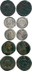 ANCIENT COINS, ROMANO-BRITISH COINS, Valentinian I (AD 364-375), Silver Siliqua, mint of Treveri , rev Victory; Valentinian II (AD 375-392), Silver Siliqua, mint of Constantinople , rev legend within 
