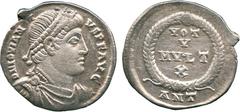 ANCIENT COINS, THE COLLECTION OF A CLASSICIST (PART III), Jovian (AD 363-364), Silver Siliqua, mint of Antioch, D N IOVIAN-VS P F AVG , pearl-diademed, draped and cuirassed bust facing right , rev VOT