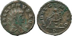 ANCIENT COINS, ROMAN ,Gallienus (AD 253-268), Antoniniani (5), Indulgentia (RIC 205; MIR 541g), Fortuna (2) (RIC 194a; MIR 546g, 246n), Felicitas (RIC 192; MIR 547g), Pax (RIC 260; MIR 553n); Salonina
