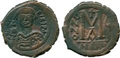 ANCIENT COINS, BYZANTINE ,Miscellaneous Byzantine Æ Coins (11), comprising Maurice, Folles, Nicomedia (2), Cyzicus (2); Focas, Deka, Catania; Heraclius, Folles, Nicomedia (3), Thessalonika (S 825); ½-
