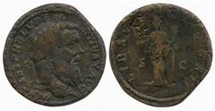 ROMAN COINS Marcus Aurelius (AD 161-180) Pertinax (1 January - 28 March, AD 193) No.: 483 Estimate: £ 350 Pertinax, Sestertius 25.01g, laureate head right, rev LIB AVG TR P COS II S C, Libertalitas st