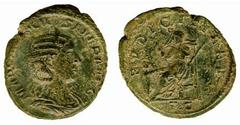 ANCIENT COINS Roman Otacilia Severa (wife of Philip I) No.: 274 Estimate: £ 100.- Otacilia Severa (wife of Philip I), As 9.53g, AD 244-245, MARC[IA OT]ACIL SEVERA AVG, diademed and draped bust right, 