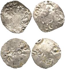 INDIAN COINS AN IMPORTANT COLLECTION OF ANCIENT INDIAN COINAGE Ancient Indian Coins No.: 591 Estimate: £ 150 Kosala Janapada (c.500-400 BC), Silver Vimshatika (2), heavy series, 3.96g, unusual double-